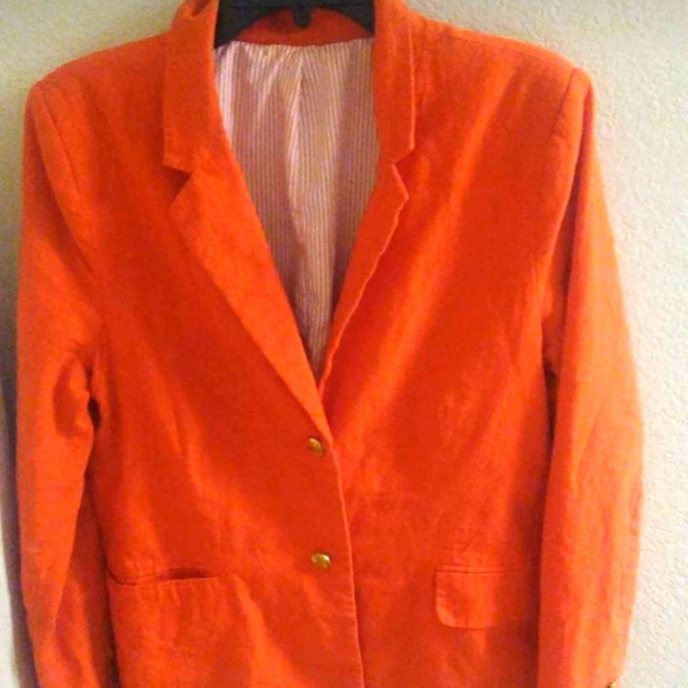 Orange blazer size m/l.